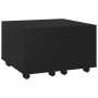 Mesa de centro madera contrachapada negro 60x60x38 cm en Mesas de centro | Comprar online en Foru.es