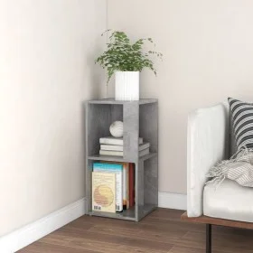 Mueble de esquina madera de ingeniería gris 33x33x67 cm de vidaXL, Taquillas y armarios de almacenamiento - Ref: Foro24-80902...
