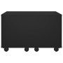 Mesa de centro madera contrachapada negro 60x60x38 cm en Mesas de centro | Comprar online en Foru.es