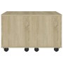 Mesa de centro madera contrachapada roble Sonoma 60x60x38 cm en Mesas de centro | Comprar online en Foru.es