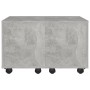 Mesa de centro madera contrachapada gris hormigón 60x60x38 cm en Mesas de centro | Comprar online en Foru.es