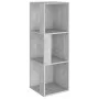 Mueble de esquina madera ingeniería gris hormigón 33x33x100 cm de vidaXL, Taquillas y armarios de almacenamiento - Ref: Foro2...