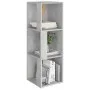 Mueble de esquina madera ingeniería gris hormigón 33x33x100 cm de vidaXL, Taquillas y armarios de almacenamiento - Ref: Foro2...