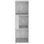 Mueble de esquina madera ingeniería gris hormigón 33x33x100 cm de vidaXL, Taquillas y armarios de almacenamiento - Ref: Foro2...