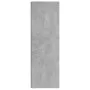Mueble de esquina madera ingeniería gris hormigón 33x33x100 cm de vidaXL, Taquillas y armarios de almacenamiento - Ref: Foro2...