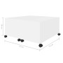 Mesa de centro madera contrachapada blanco 75x75x38 cm en Mesas de centro | Comprar online en Foru.es