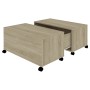 Mesa de centro madera contrachapada roble Sonoma 75x75x38 cm en Mesas de centro | Comprar online en Foru.es