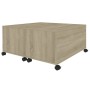 Mesa de centro madera contrachapada roble Sonoma 75x75x38 cm en Mesas de centro | Comprar online en Foru.es