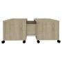 Mesa de centro madera contrachapada roble Sonoma 75x75x38 cm en Mesas de centro | Comprar online en Foru.es
