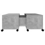 Mesa de centro madera contrachapada gris hormigón 75x75x38 cm en Mesas de centro | Comprar online en Foru.es