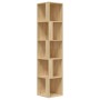 Mueble de esquina madera ingeniería roble Sonoma 33x33x164,5 cm de vidaXL, Taquillas y armarios de almacenamiento - Ref: Foro...