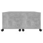 Mesa de centro madera contrachapada gris hormigón 75x75x38 cm en Mesas de centro | Comprar online en Foru.es