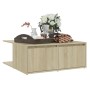 Mesa de centro madera contrachapada roble Sonoma 80x80x31 cm en Mesas de centro | Comprar online en Foru.es