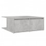 Mesa de centro madera contrachapada gris hormigón 80x80x31 cm en Mesas de centro | Comprar online en Foru.es