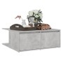 Mesa de centro madera contrachapada gris hormigón 80x80x31 cm en Mesas de centro | Comprar online en Foru.es