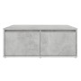 Mesa de centro madera contrachapada gris hormigón 80x80x31 cm en Mesas de centro | Comprar online en Foru.es