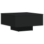 Mesa de centro madera contrachapada negro 60x60x31,5 cm en Mesas de centro | Comprar online en Foru.es