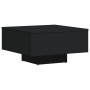 Mesa de centro madera contrachapada negro 60x60x31,5 cm en Mesas de centro | Comprar online en Foru.es