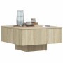 Mesa de centro madera contrachapada roble Sonoma 60x60x31,5 cm en Mesas de centro | Comprar online en Foru.es