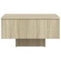 Mesa de centro madera contrachapada roble Sonoma 60x60x31,5 cm en Mesas de centro | Comprar online en Foru.es
