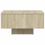 Mesa de centro madera contrachapada roble Sonoma 60x60x31,5 cm en Mesas de centro | Comprar online en Foru.es
