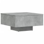 Mesa de centro madera de ingeniería gris hormigón 60x60x31,5 cm en Mesas de centro | Comprar online en Foru.es