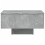 Mesa de centro madera de ingeniería gris hormigón 60x60x31,5 cm en Mesas de centro | Comprar online en Foru.es