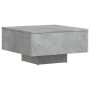 Mesa de centro madera de ingeniería gris hormigón 60x60x31,5 cm en Mesas de centro | Comprar online en Foru.es