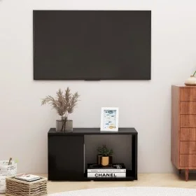 Mueble de TV madera contrachapada negro 60x24x32 cm de vidaXL, Muebles TV - Ref: Foro24-809054, Precio: 28,46 €, Descuento: %