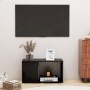 Mueble de TV madera contrachapada negro 60x24x32 cm de vidaXL, Muebles TV - Ref: Foro24-809054, Precio: 27,84 €, Descuento: %