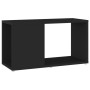 Mueble de TV madera contrachapada negro 60x24x32 cm de vidaXL, Muebles TV - Ref: Foro24-809054, Precio: 27,84 €, Descuento: %