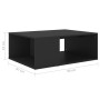 Mesa de centro madera contrachapada negro 90x67x33 cm en Mesas de centro | Comprar online en Foru.es