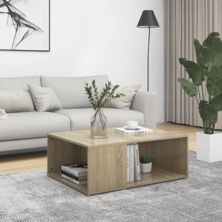 Mesa de centro madera contrachapada roble Sonoma 90x67x33 cm en Mesas de centro | Comprar online en Foru.es