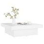 Mesa de centro madera contrachapada blanco 90x90x28 cm en Mesas de centro | Comprar online en Foru.es
