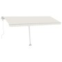 Toldo automático con LED y sensor de viento crema 500x350 cm de vidaXL, Toldos - Ref: Foro24-3069672, Precio: 818,52 €, Descu...