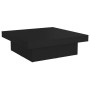 Mesa de centro madera contrachapada negro 90x90x28 cm en Mesas de centro | Comprar online en Foru.es
