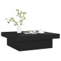 Mesa de centro madera contrachapada negro 90x90x28 cm en Mesas de centro | Comprar online en Foru.es