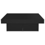 Mesa de centro madera contrachapada negro 90x90x28 cm en Mesas de centro | Comprar online en Foru.es