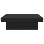 Mesa de centro madera contrachapada negro 90x90x28 cm en Mesas de centro | Comprar online en Foru.es