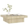 Mesa de centro madera contrachapada roble Sonoma 90x90x28 cm en Mesas de centro | Comprar online en Foru.es