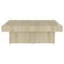 Mesa de centro madera contrachapada roble Sonoma 90x90x28 cm en Mesas de centro | Comprar online en Foru.es