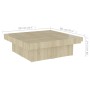 Mesa de centro madera contrachapada roble Sonoma 90x90x28 cm en Mesas de centro | Comprar online en Foru.es
