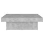 Mesa de centro madera contrachapada gris hormigón 80x50x40 cm en Mesas de centro | Comprar online en Foru.es