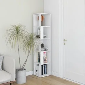 White plywood corner furniture 33x33x164.5 cm by vidaXL, Lockers and storage cabinets - Ref: Foro24-809044, Price: 72,02 €, D...