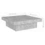 Mesa de centro madera contrachapada gris hormigón 80x50x40 cm en Mesas de centro | Comprar online en Foru.es