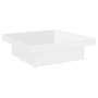 Mesa de centro madera contrachapada blanco brillante 90x90x28cm en Mesas de centro | Comprar online en Foru.es