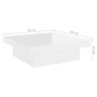 Mesa de centro madera contrachapada blanco brillante 90x90x28cm en Mesas de centro | Comprar online en Foru.es