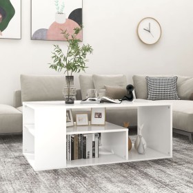 Mesa de centro madera contrachapada blanco 100x50x40 cm en Mesas de centro | Comprar online en Foru.es