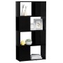 Estantería/divisor de espacios negro brillo 60x24x124,5 cm de vidaXL, Librerías y estanterías - Ref: Foro24-809087, Precio: 5...