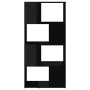 Estantería/divisor de espacios negro brillo 60x24x124,5 cm de vidaXL, Librerías y estanterías - Ref: Foro24-809087, Precio: 5...
